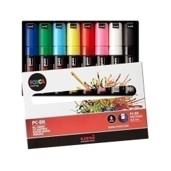 Marcador T.Opaca No Perm. Uni Posca 8,0 (Pc-8K) Bossa De 8