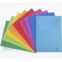 Subcarpeta Exacompta Forever Finestra 120G A4 Assortiment Paquet De 25