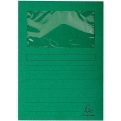 Subcarpeta Exacompta Forever Finestra 120G A4 Verd Clar Paquet De 25