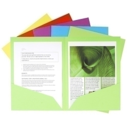 Subcarpeta Exacompta Rock´S Doble 210G A4 Assortiment Paquet De 25 (5 Col.)