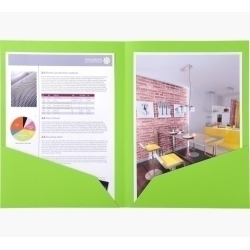 Subcarpeta Exacompta Rock´S Doble 210G A4 Verd Paquet De 25