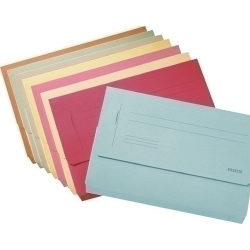 Subcarpeta Esselte Pocket (Borsa Fuelle) 275G Fº Beige Paquet De 25