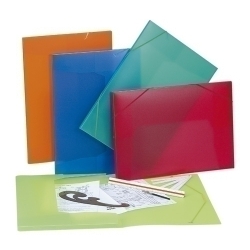 Carpeta de dibuix Carxivo Pp Trans. Gomes I Solapes Amb Llom A3 (5 Col.Surt.)
