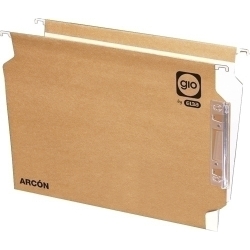 Carpeta Penjoll Gio Cart.Arcon Visor Lateral "V" Bicolor 240G Fº Paquet De 25 (50200/A20020)