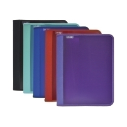 Carpeta Portadocuments Office Box Zipper Supra Amb Cremallera 360X280Mm 4 Anelles 25Mm