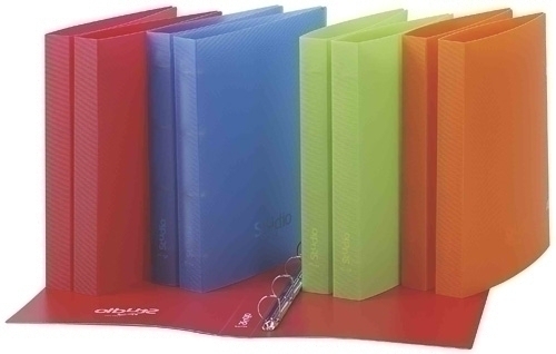 Carpeta D'Anelles Pardo Studio Style Pp Fº 4 An.Mixtes 25Mm Expositor De 12