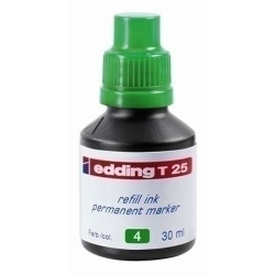 Tinta Retolador Edding Flascó 30 Ml. T25 Verd