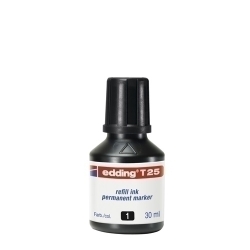 Tinta Retolador Edding Flascó 30 Ml. T25 Negre