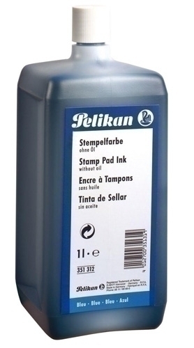 Tinta Per a Tampón Pelikan 1 Litre Blau