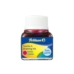 Tinta Xina Pelikan Flascó 10 Ml. Carmin (523-2)
