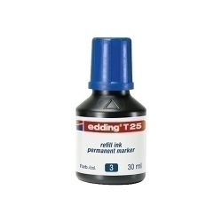 Tinta Retolador Edding Flascó 30 Ml. T25 Blau