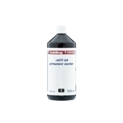 Tinta Retolador Edding Flascó 1 Litre T1000 Negre