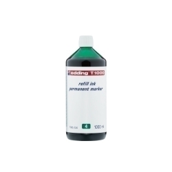 Tinta Retolador Edding Flascó 1 Litre T1000 Verd