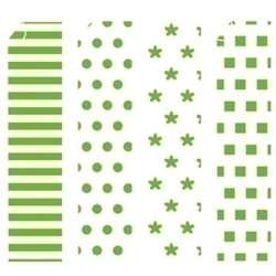 Scrapbooking Cartolina Niefenver Impresa 24X32 Cm 180Gr. Verd-3 (4 Mod.) Blister De 8