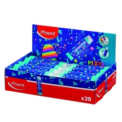 Goma De Esborrar Maped Pixel Party Expositor De 20