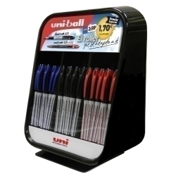 Roller T.Liq. Uni-Ball Air Assortiment Expositor De 72 18X 190512000 Blau 0.7 12X 190504000 Negre 0.