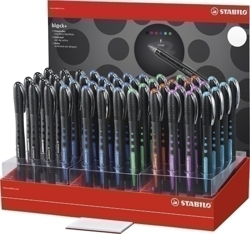 Roller T.Liq. Stabilo Bl@Ck Expositor De 48