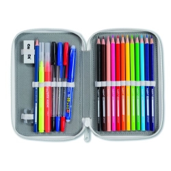 Plumier Carioca Dos Pisos Fluo 2 Zip