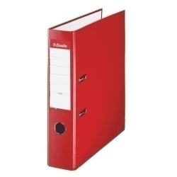 Arxivador Palanca Esselte Plastic Forrado Amb Rado Fº 75Mm Vermell