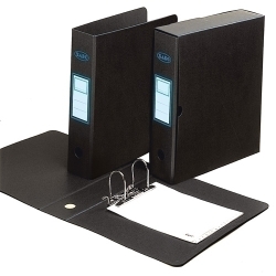 Arxivador Palanca Saro Carton Gofrat Fº 75Mm Amb Caixa Negre