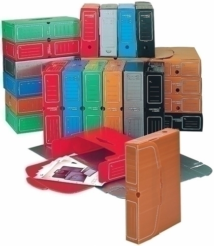 Caixa Arxiu Definitiu Pp Fitxer Fº 100Mm Vermell