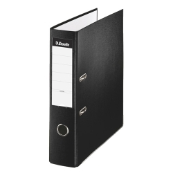 Arxivador Palanca Esselte Plastic Forrado Amb Rado Fº 75Mm Negre