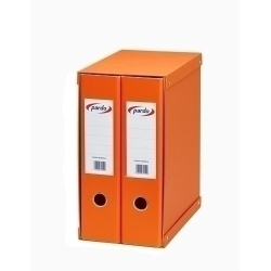 Mòdul Arxivadors Palanca Pardo Forrado Pvc 2 Uts.Fº 2 An.Mixtes 70Mm Taronja
