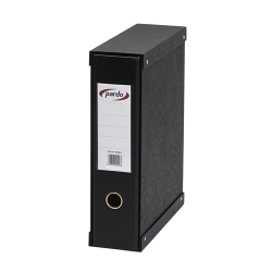 Arxivador Palanca Pardo Forrado Pvc A4 Amb Caixa 70Mm Negre
