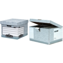 Contenidor D'Arxius Fellowes Bankers Box 390X333X285Mm Gris Per 4 Arxivadors Mida A4