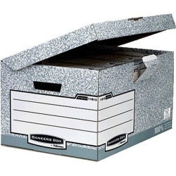 Contenidor D'Arxius Fellowes Bankers Box 545X378X293Mm Tapa Fixa Gris