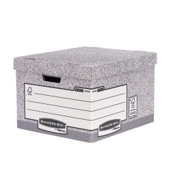 Contenidor D'Arxius Fellowes Bankers Box 430X380X287Mm Gris Per a 4 Arxivadors Mida Fº