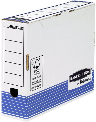 Caixa Arxiu Definitiu Carton Fellowes Bankers Box A4 80Mm Blau