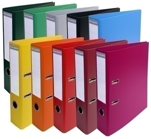 Arxivador Palanca Exacompta Prem Touch Forrat Pvc Rado A4 70Mm Assortiment Viu(10 Col.)