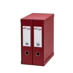 Mòdul Arxivadors Palanca Pardo Forrado Pvc 2 Uts.Fº 2 An.Mixtes 70Mm Vermell