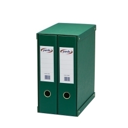 Mòdul Arxivadors Palanca Pardo Forrado Pvc 2 Uts.Fº 2 An.Mixtes 70Mm Verd