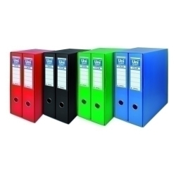 Mòdul Arxivadors Palanca Unisystem Carton Forrado Rado 2 Uds.A4 65Mm Verd