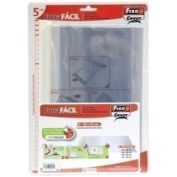 Folre Ajustable Fixo Pvc Trans.120µ 29 X 53 Cm Pack De 5