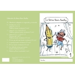 Cuaderno Rebost (Cas.) La Letra Bien Hecha "Minusculas" Nº 1