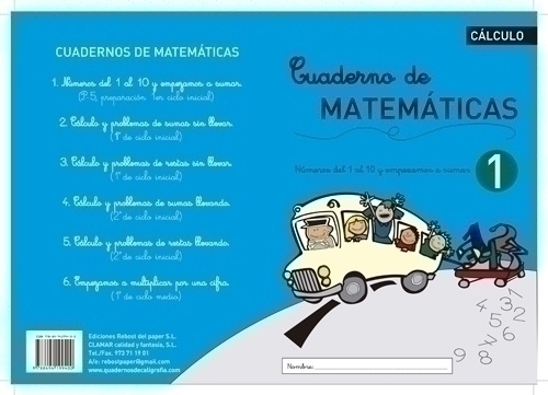 Cuaderno Rebost (Cas.) Matematicas Nº 1