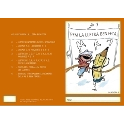 Quadern Rebost (Cat.) Fem La Lletra Ben Feta "Majuscules" Nº 6