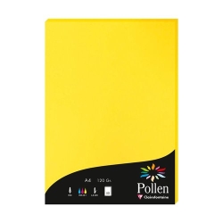 Paper Clairefontaine Pollen A4 120G 50H Groc Sol