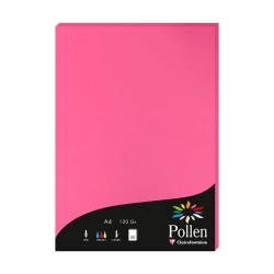 Paper Clairefontaine Pollen A4 120G 50H Fucsia