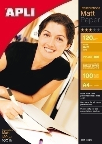 Paper A4 Apli Mate 120G 100H Inkjet