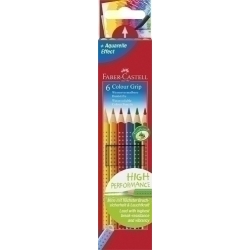 Llapis Aquarelables Faber-Castell Colour Grip Estoig De 6