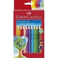 Llapis Aquarelables Faber-Castell Jumbo Grip Estoig De 12