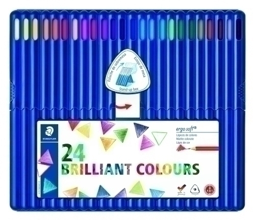 Llapis De Colors Staedtler 157 Ergosoft Box De 24
