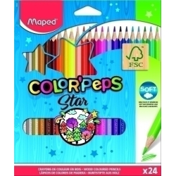 Llapis De Colors Maped Color"Peps Estoig De 24