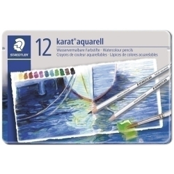 Llapis Aquarel·lables Staedtler 125 Karat Estoig Metall de 12