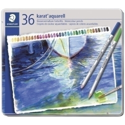 Llapis Aquarel·lables Staedtler 125 Karat Estoig Metall de 36
