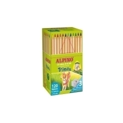Llapis De Colors Alpí Trimax Classbox Economy Pack De 120 (12 Colors X 10 Ud.)